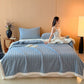 Textured Waffle Sherpa Throw Blanket - image 16
