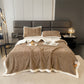 Luxury Floral Duvet Cover Blanket - Camel - Queen - image 18
