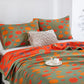 Pumpkin Organic Cotton Sheet Bedspread - image 1