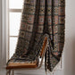 Retro Geometric Square Jacquard Curtain - image 11