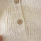 Matching Minimalist Cotton Linen Pajama Jammies - image 8