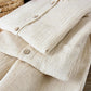 Matching Minimalist Cotton Linen Pajama Jammies - image 3