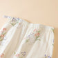 Cotton Gauze Floral Cat Kimono Pajamas - image 9