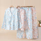 Cotton Gauze Cartoon Goose Kimono Pajamas - image 0