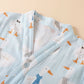 Cotton Gauze Cartoon Goose Kimono Pajamas - image 4