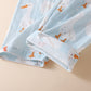 Cotton Gauze Cartoon Goose Kimono Pajamas - image 12