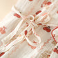 Cotton Gauze Cherry Mushroom Kimono Pajamas - image 2