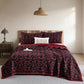 Pastoral Floral Cotton Gauze Jacquard Reversible Quilt - image 11