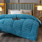 Luxury Diamond Embossed Sherpa Throw Blanket - Blue - King - image 4