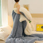 Geometric Embossed Sherpa Throw Blanket - image 6