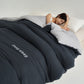 Deep Sleep Letter Printed Comforter - Dark Grey & Light Grey - King - image 20