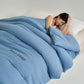 Deep Sleep Letter Printed Comforter - Lake Blue - King - image 13