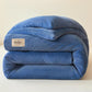 Simple Solid Color Warm Plush Blanket - Royal Blue - Queen - image 8