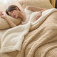Striped Diamond Textured Warm Throw Blanket - image 3