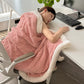 Striped Diamond Textured Warm Throw Blanket - image 10