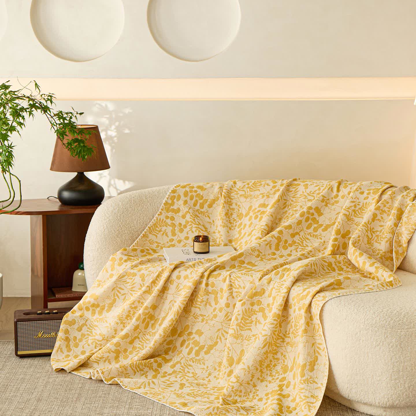 Soft Style Floral Cotton Gauze Quilt - image 17