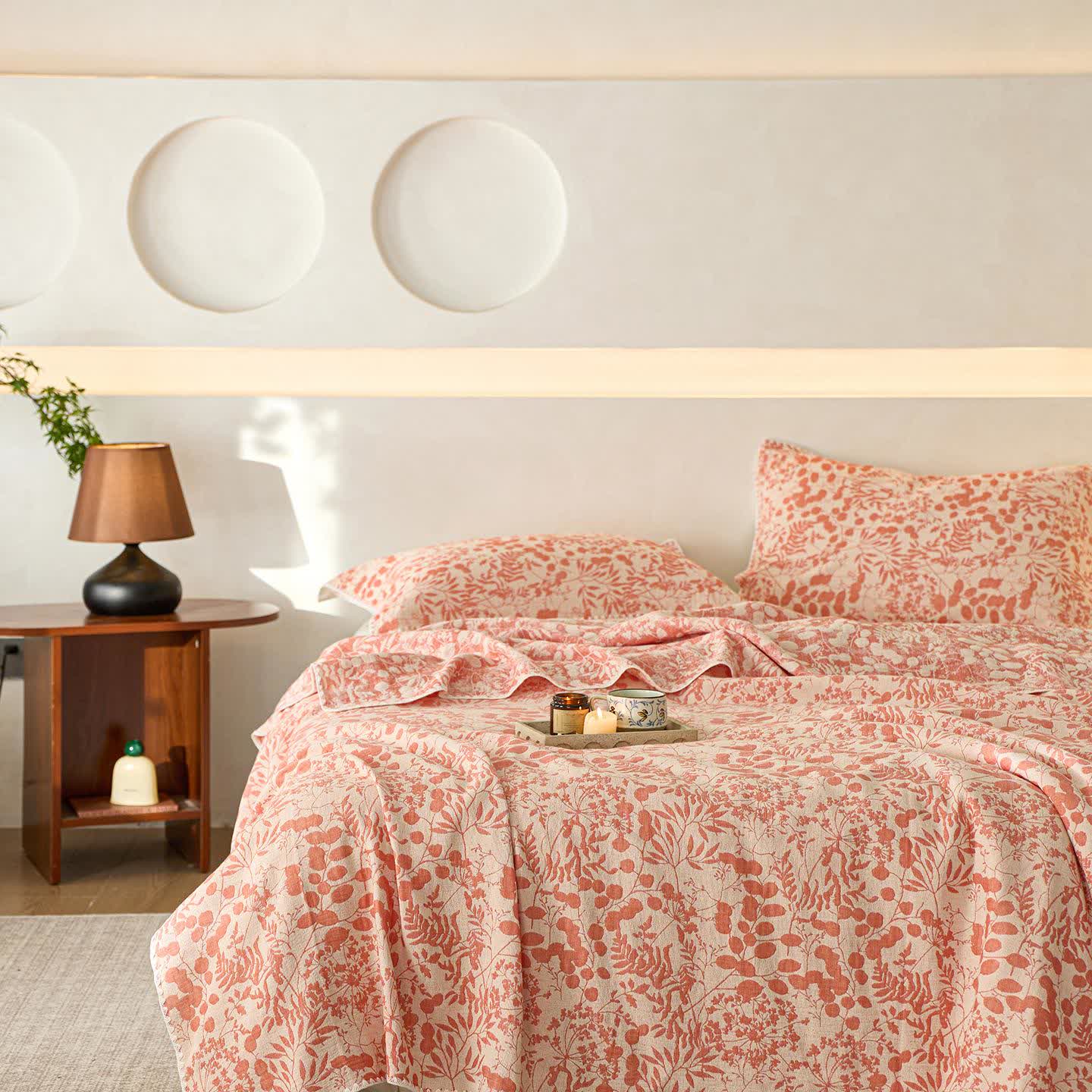 Ownkoti Soft Style Floral Cotton Gauze Quilt - image 8