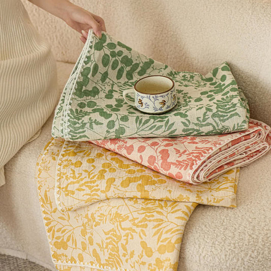 Ownkoti Soft Style Floral Cotton Gauze Quilt - image 1