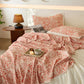 Soft Style Floral Cotton Gauze Quilt - image 7