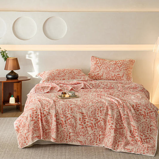 Ownkoti Soft Style Floral Cotton Gauze Quilt - image 0