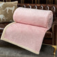 Leaf Textured Warm Throw Blanket - Pink - Queen - image 13