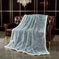 Leaf Textured Warm Throw Blanket - image 0