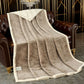Leaf Textured Warm Throw Blanket - image 5