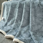 Leaf Textured Warm Throw Blanket - image 2