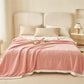 Floral Texture Jacquard Warm Throw Blanket - image 9