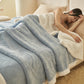 Floral Texture Jacquard Warm Throw Blanket - image 0