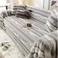 Velvet Faux Fur Sofa Throw Blanket - Light Gray - 71"x134" - image 5