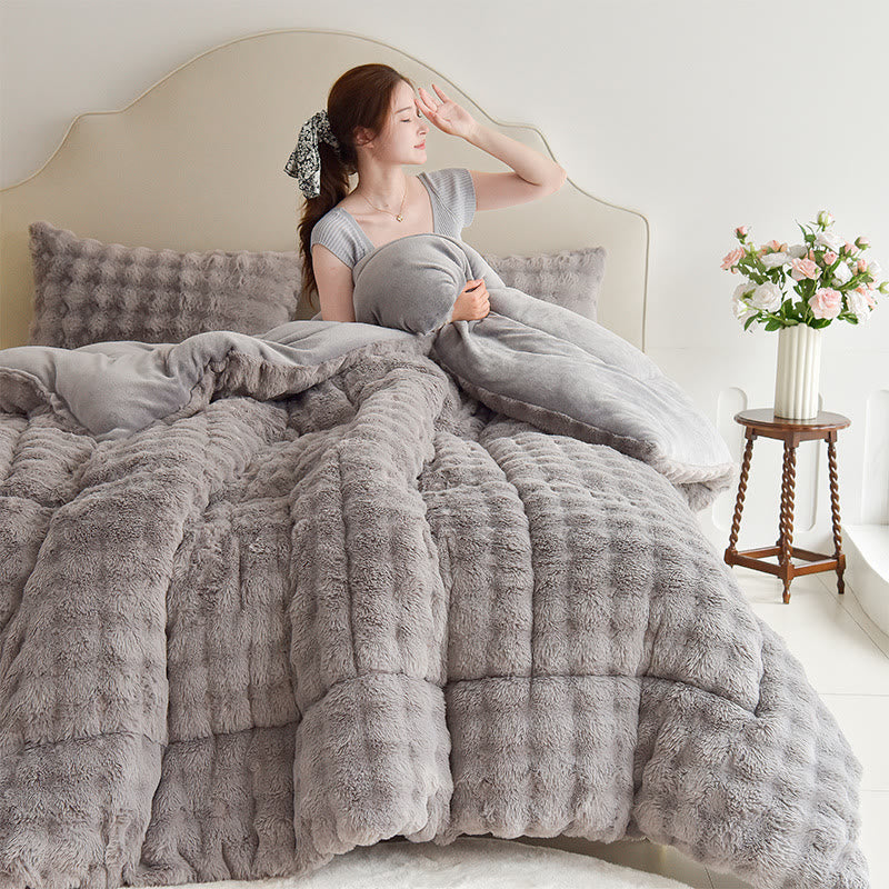 Double Fleece Smooth Warm Quilt Blanket  - image 10
