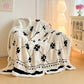 Diamond Checkered Flower Throw Blanket - image 11