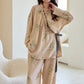 Botanical Leaf Kimono Loungewear Set - image 2