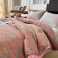 Pink Rose Cotton Gauze Jacquard Quilt - image 2