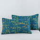 Bamboo Natural Cotton Reversible Quilt - Blue - 2PCS Pillowcases - 20" x 36" - image 6