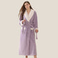 Long Plush Fleece Bathrobe with Pockets - image 5