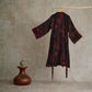 Large Ginkgo Leaf Cotton Kimono Robe - image 11