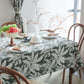 Tropical Island Leaf Jacquard Tablecloth - image 5