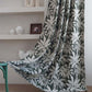Tropical Island Leaf Jacquard Curtain - image 1