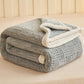 Plaid Jacquard Plush Throw Blanket - image 5