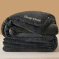 Letter Printed Fluffy Plush Warm Blanket - image 9