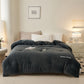 Letter Printed Fluffy Plush Warm Blanket - image 0