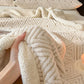 Geometric Diamond Jacquard Sherpa Throw Blanket - image 9