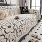 Floral Plush Sofa Throw Blanket - Grey - 71" x 134" - image 4