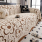 Floral Plush Sofa Throw Blanket - Khaki - 71" x 134" - image 6