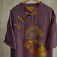 Ginkgo Leaf Print Cotton Cheongsam Nightgown - image 2
