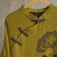 Ginkgo Leaf Print Cotton Cheongsam Nightgown - image 2