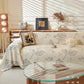 Rural Leaf Chenille Sofa Throw Blanket - Grey - 71" x 134" - image 10