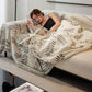 Pine Leaf Chenille Sofa Throw Blanket - image 5